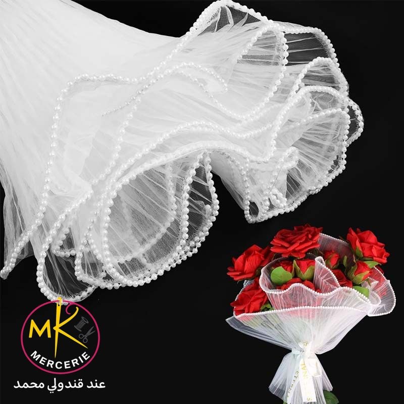 ✨ تيل لتغليف باقات الورود والديكور ✨
🌸🎀