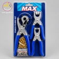 ✨ طقم كماشة ثقب وتثبيت الأزرار MAX ✨
🛠️🧵