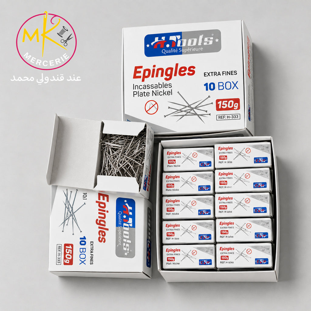 ✨ دبابيس إبرية معدنية – H.Tools H-333 ✨
📌🧵